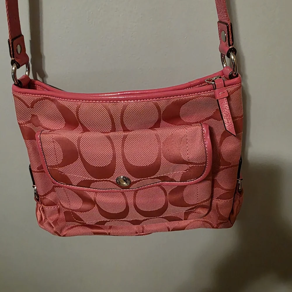 COACH Pink Crossbody Bag - Picture 2 of 7